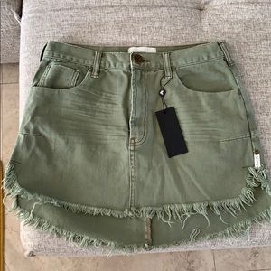 One Teaspoon Super Khaki Vanguard Skirt size 28